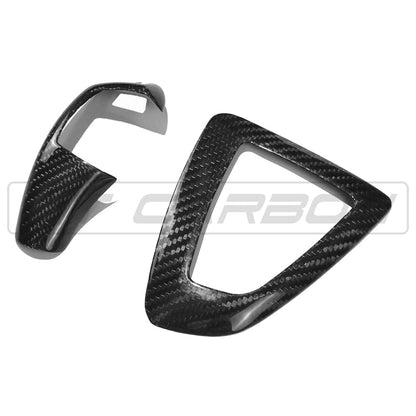 BMW F-Series RHD Carbon Fibre Gear Selector Trim & Centre Console Surround Kit | Automatic/ZF 8-Speed Shifter Cover Bezel | Fits F20 F21 F22 F23 F30 F31 F32 F33 F10 F11 F15 F16 | 1/2/3/4/5 Series, X5 X6 | CT Carbon