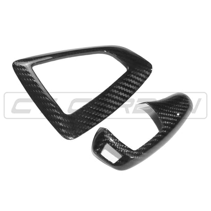 BMW F-Series RHD Carbon Fibre Gear Selector Trim & Centre Console Bezel Set – ZF 8-Speed Auto Shifter/Lever/Knob Surround Cover for F20 F21 F22 F23 F30 F31 F32 F33 F10 F11 F15 F16 | 1 2 3 4 5 Series X5 X6 | Pre-Preg Carbon (UK)