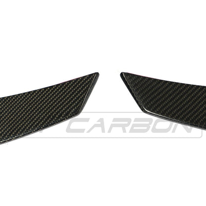 Audi R8 V10 4S Mk2 (2015-2019) Carbon Fibre (Fiber) Front Bumper Side Canards / Dive Planes Aero Fins Winglets Flicks Blades – Gen 2 V10 Plus Compatible – CT Carbon