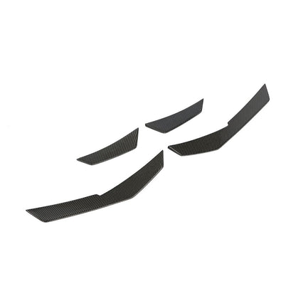 Audi R8 V10 4S Mk2 (2015-2019) Carbon Fibre (Fiber) Front Bumper Side Canards / Dive Planes Aero Fins Winglets Flicks Blades – Gen 2 V10 Plus Compatible – CT Carbon