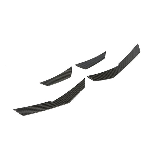 Audi R8 V10 4S Mk2 (2015-2019) Carbon Fibre (Fiber) Front Bumper Side Canards / Dive Planes Aero Fins Winglets Flicks Blades – Gen 2 V10 Plus Compatible – CT Carbon