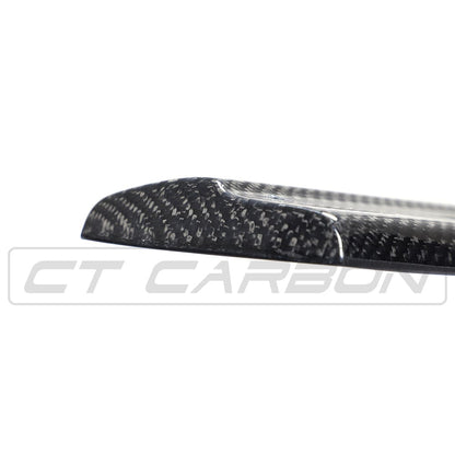 Audi A3/S3/RS3 8V Saloon (Sedan) Carbon Fibre/Carbon Fiber Side Skirts – CT Carbon Side Splitters, Rocker Panel/Sill Extensions, Side Blades | 2013–2020 A3 S line & S3, 2015–Current RS3 | Gloss Carbon, OEM+ Fit