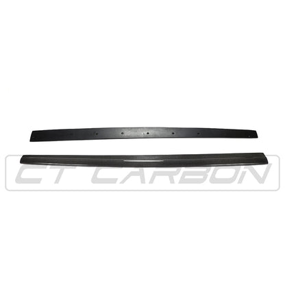 Audi A3/S3/RS3 8V Saloon (Sedan) Carbon Fibre/Carbon Fiber Side Skirts – CT Carbon Side Splitters, Rocker Panel/Sill Extensions, Side Blades | 2013–2020 A3 S line & S3, 2015–Current RS3 | Gloss Carbon, OEM+ Fit
