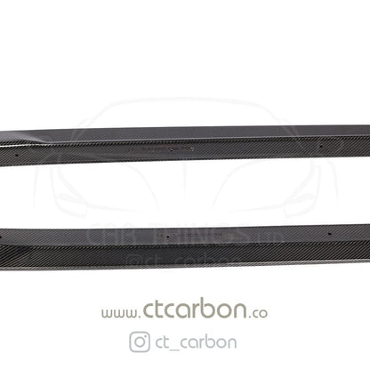Audi R8 V10 Gen 2 / Mk2 (4S) 2015–2019 Carbon Fibre (Fiber) Aero Side Skirts, Side Splitters, Sill/Rocker Extensions | V10 Plus