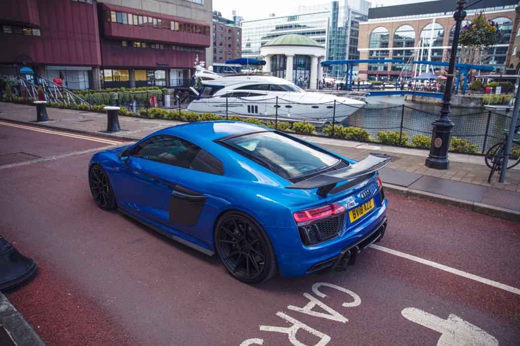 Audi R8 V10 Gen 2 / Mk2 (4S) 2015–2019 Carbon Fibre (Fiber) Aero Side Skirts, Side Splitters, Sill/Rocker Extensions | V10 Plus