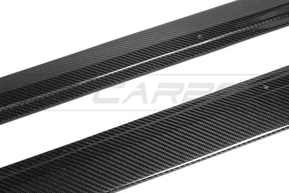 BMW F20 1 Series & F22/F23 2 Series Carbon Fibre/Carbon Fiber Side Skirts, Side Skirt Extensions/Sill Extensions/Side Splitters, Gloss Carbon M Performance/MP Style Rocker Panel Blades, F2x (2014-2020, Coupe/Convertible)