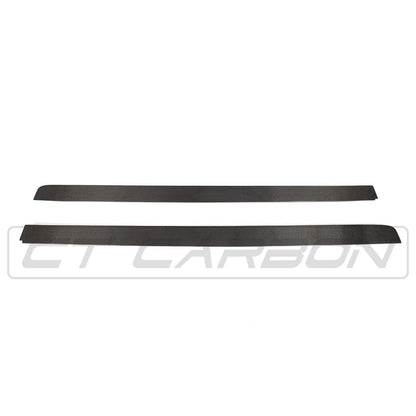 BMW X5 M Sport/X5M F15 F85 X6 M Sport/X6M F16 F86 Carbon Fiber/Fibre Side Skirt Extensions & Side Splitters - 3D Design Style Rocker Panel Side Blades Sill Covers Aero Kit (2013-2018) by CT Carbon