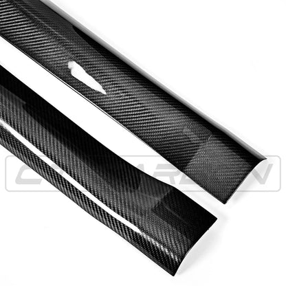 BMW X5 F15 2013-2018 & X5M F85 2015-2018 Carbon Fibre (Carbon Fiber) Side Skirt Extensions / Side Splitters, Rocker Panel Sill Blades – M Performance Style CFRP, Fits M Sport – CT Carbon