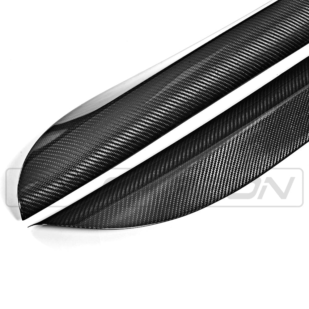 BMW X5 F15 2013-2018 & X5M F85 2015-2018 Carbon Fibre (Carbon Fiber) Side Skirt Extensions / Side Splitters, Rocker Panel Sill Blades – M Performance Style CFRP, Fits M Sport – CT Carbon