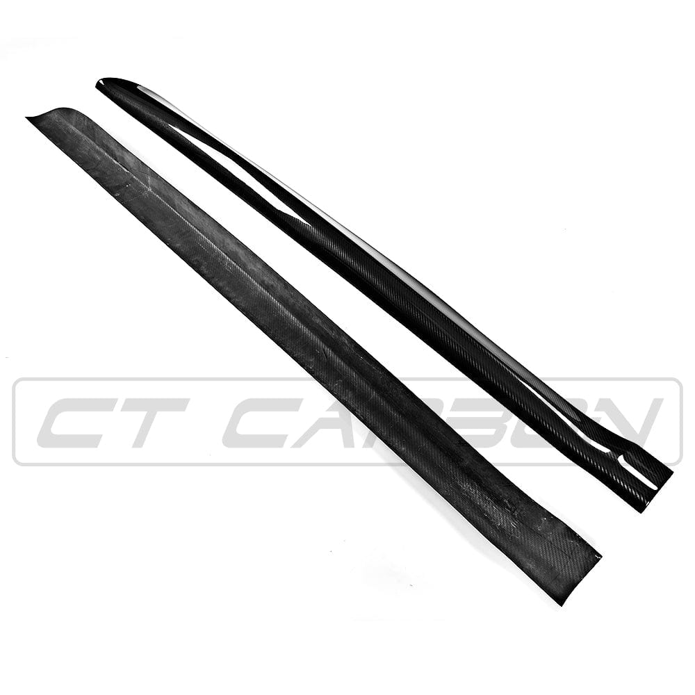 BMW X5 F15 M Sport 2013-2018 / X5M F85 2015-2018 Carbon Fibre Side Skirts, Side Splitters & Sill Extensions - M Performance Style Rocker Panel Side Blades - CT Carbon