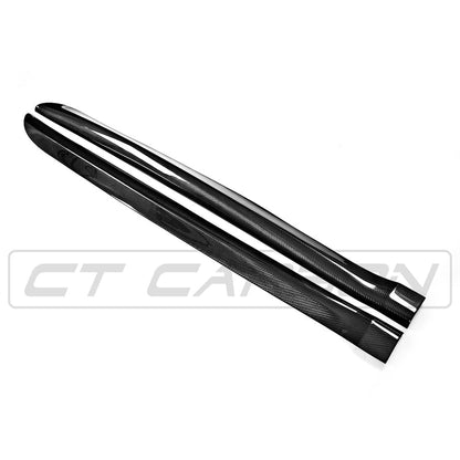 BMW X5 F15 2013-2018 & X5M F85 2015-2018 Carbon Fibre Side Skirt Extensions - M Performance Style Side Blades/Sill Extensions/Rocker Panel Extensions - M Sport Body Kit Upgrade by CT Carbon