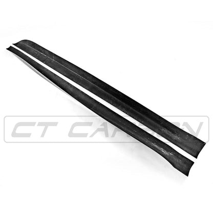 BMW X5 F15 2013-2018 & X5M F85 2015-2018 Carbon Fibre Side Skirt Extensions - M Performance Style Side Blades/Sill Extensions/Rocker Panel Extensions - M Sport Body Kit Upgrade by CT Carbon