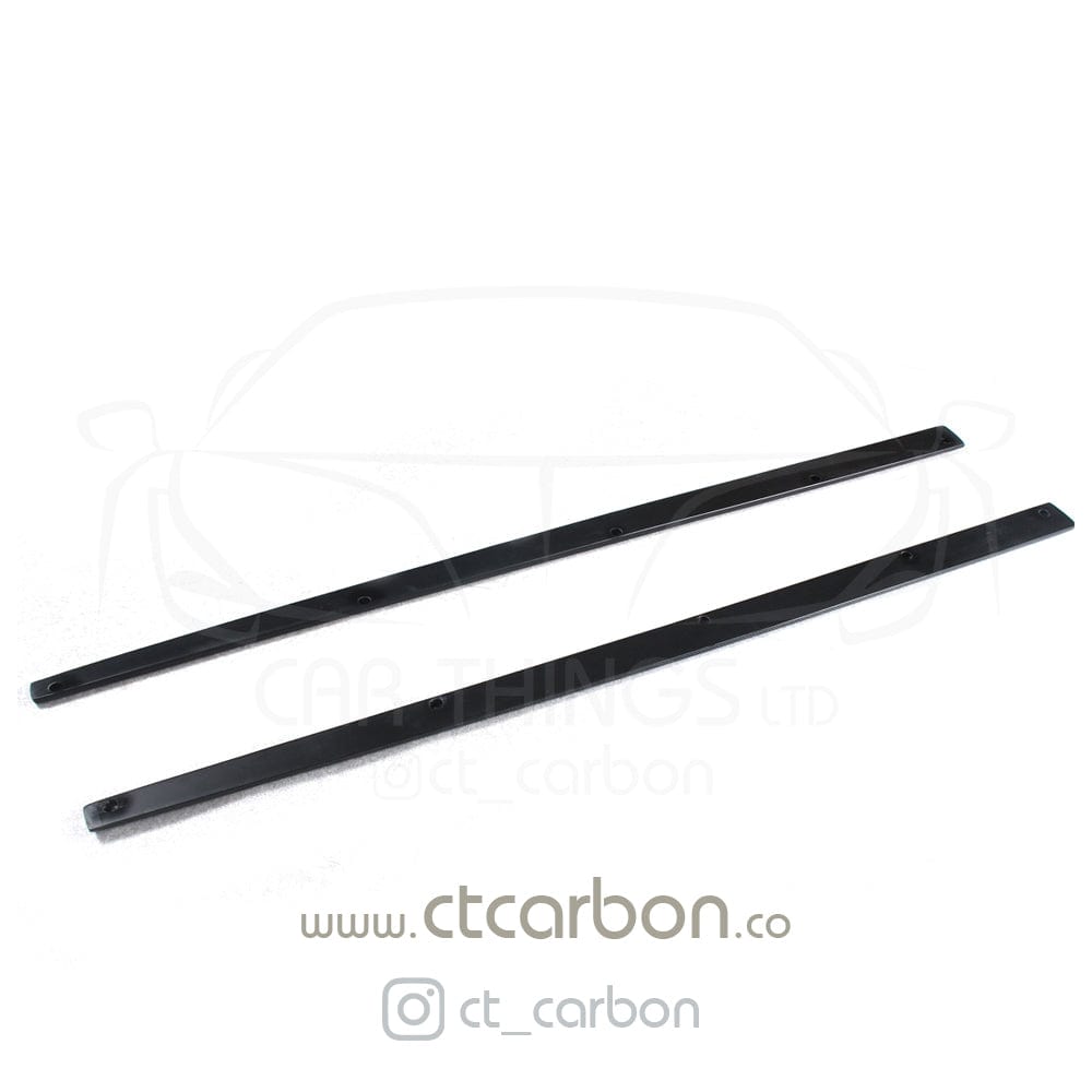 BMW 4 Series F32 F33 Carbon Fibre/Fiber Side Skirts - M Performance Style Side Skirt Extensions, Side Split