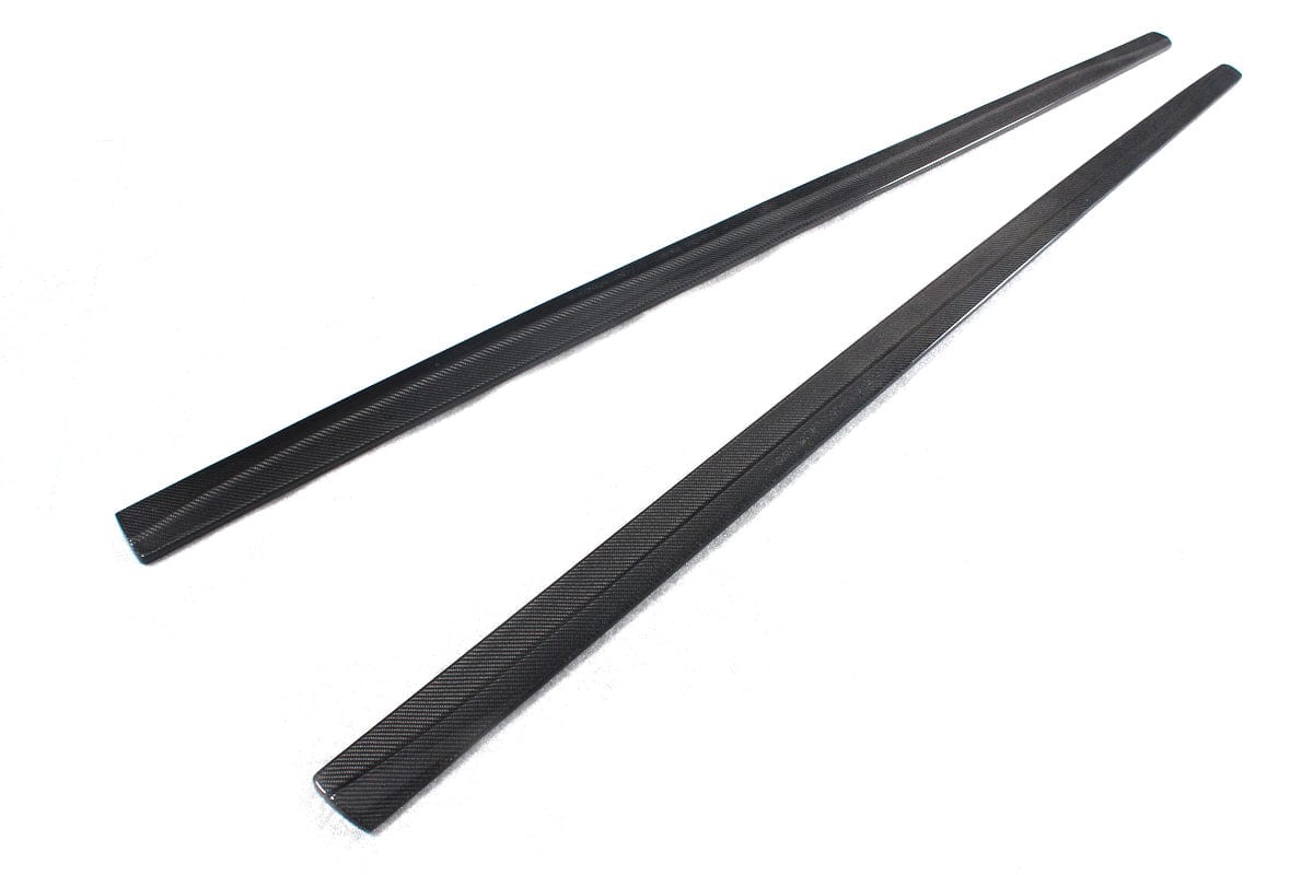 BMW 4 Series F32 F33 Carbon Fibre/Fiber Side Skirts - M Performance Style Side Skirt Extensions, Side Split