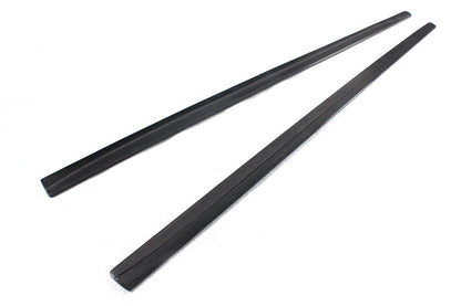 BMW 4 Series F32 F33 Carbon Fibre/Fiber Side Skirts - M Performance Style Side Skirt Extensions, Side Split