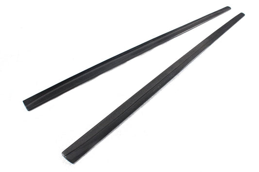 BMW 4 Series F32 F33 Carbon Fibre/Fiber Side Skirts - M Performance Style Side Skirt Extensions, Side Split