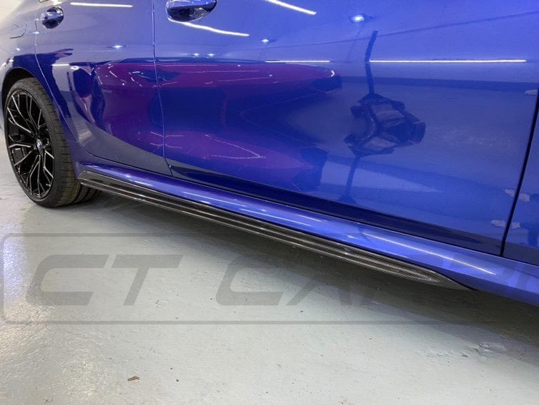 BMW G20/G21 3 SERIES CARBON FIBRE SIDE SKIRTS - MP STYLE