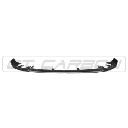 BMW 2 Series G42 Front Lip Splitter Spoiler - M Performance Style Carbon Fibre - CT Carbon Gloss CFRP 2022+ Fits M240i 230i 220i Coupe Front Bumper Lip Valance