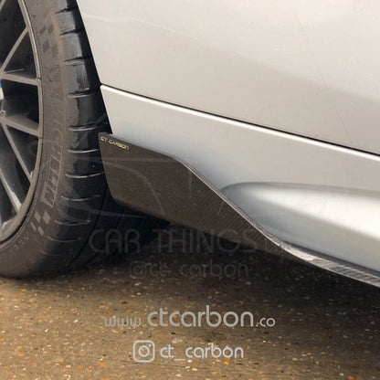 BMW M2 F87 & M2 Competition (M2C) Carbon Fibre Side Skirts – M Performance / MP Style Rocker & Side Skirt Extensions, Aero Side Blades, Sill Spoilers (2015-2021)
