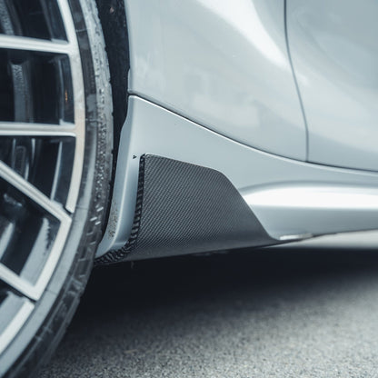 BMW M2 F87 & M2 Competition (M2C) Carbon Fibre Side Skirts – M Performance / MP Style Rocker & Side Skirt Extensions, Aero Side Blades, Sill Spoilers (2015-2021)