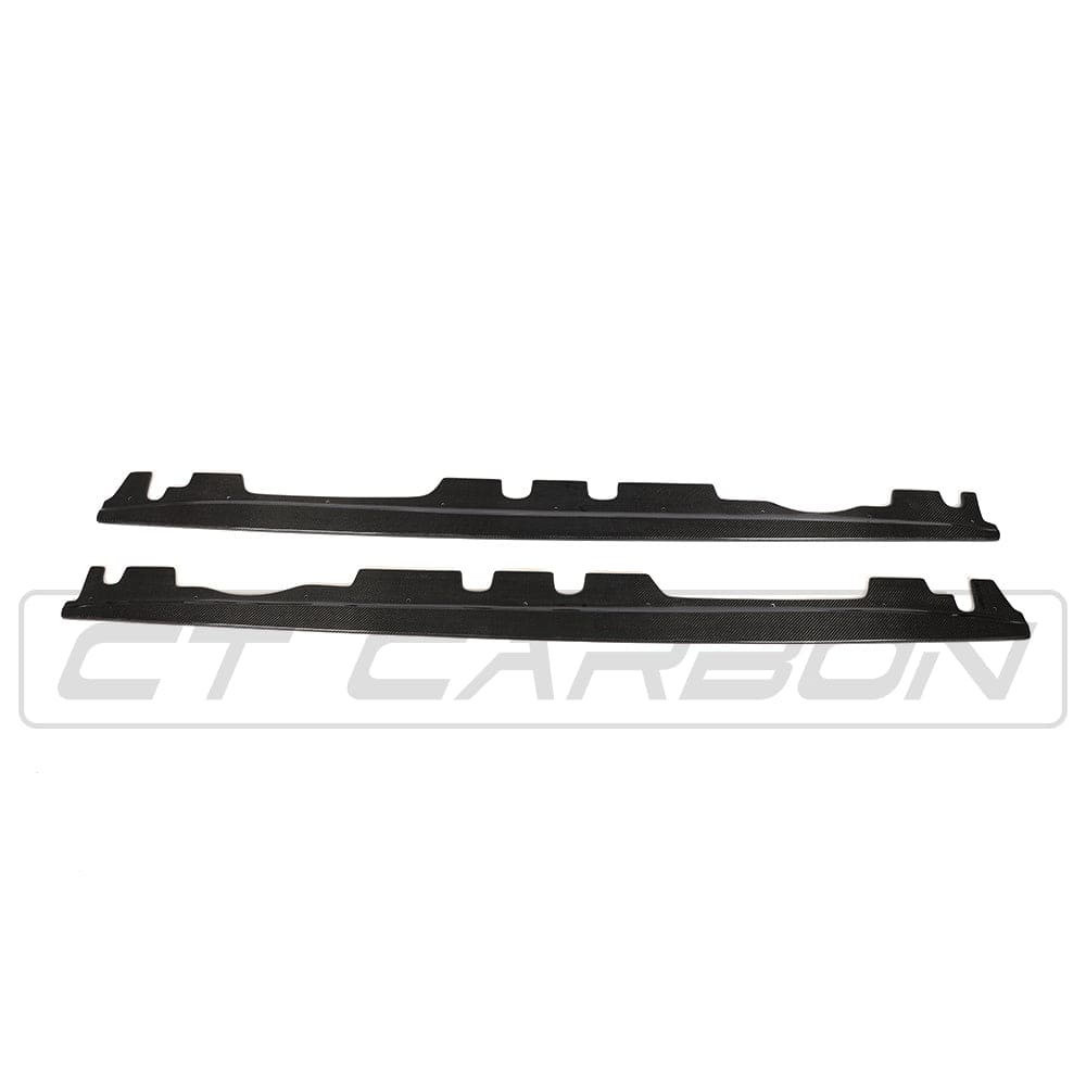 BMW M3 (E92) Carbon Fibre/Carbon Fiber Side Skirts - Gloss Carbon Sill Extensions, Rocker Panel Side Blades & Side Splitters for M3 Coupe 2007-2013