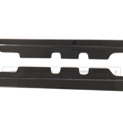 BMW M3 (E92) Carbon Fibre/Carbon Fiber Side Skirts - Gloss Carbon Sill Extensions, Rocker Panel Side Blades & Side Splitters for M3 Coupe 2007-2013