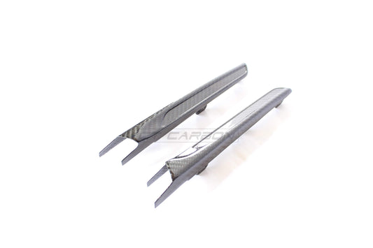 BMW M3/M4 F8X F80 F82 F83 (2014–2020) Carbon Fibre/Carbon Fiber Side Vents – Fender/Wing Gills, Side Grille Inserts, Air Breather Trim Covers/Replacement | Gloss Real Carbon | CT Carbon Pair