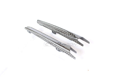 BMW M3/M4 F8X F80 F82 F83 (2014–2020) Carbon Fibre/Carbon Fiber Side Vents – Fender/Wing Gills, Side Grille Inserts, Air Breather Trim Covers/Replacement | Gloss Real Carbon | CT Carbon Pair