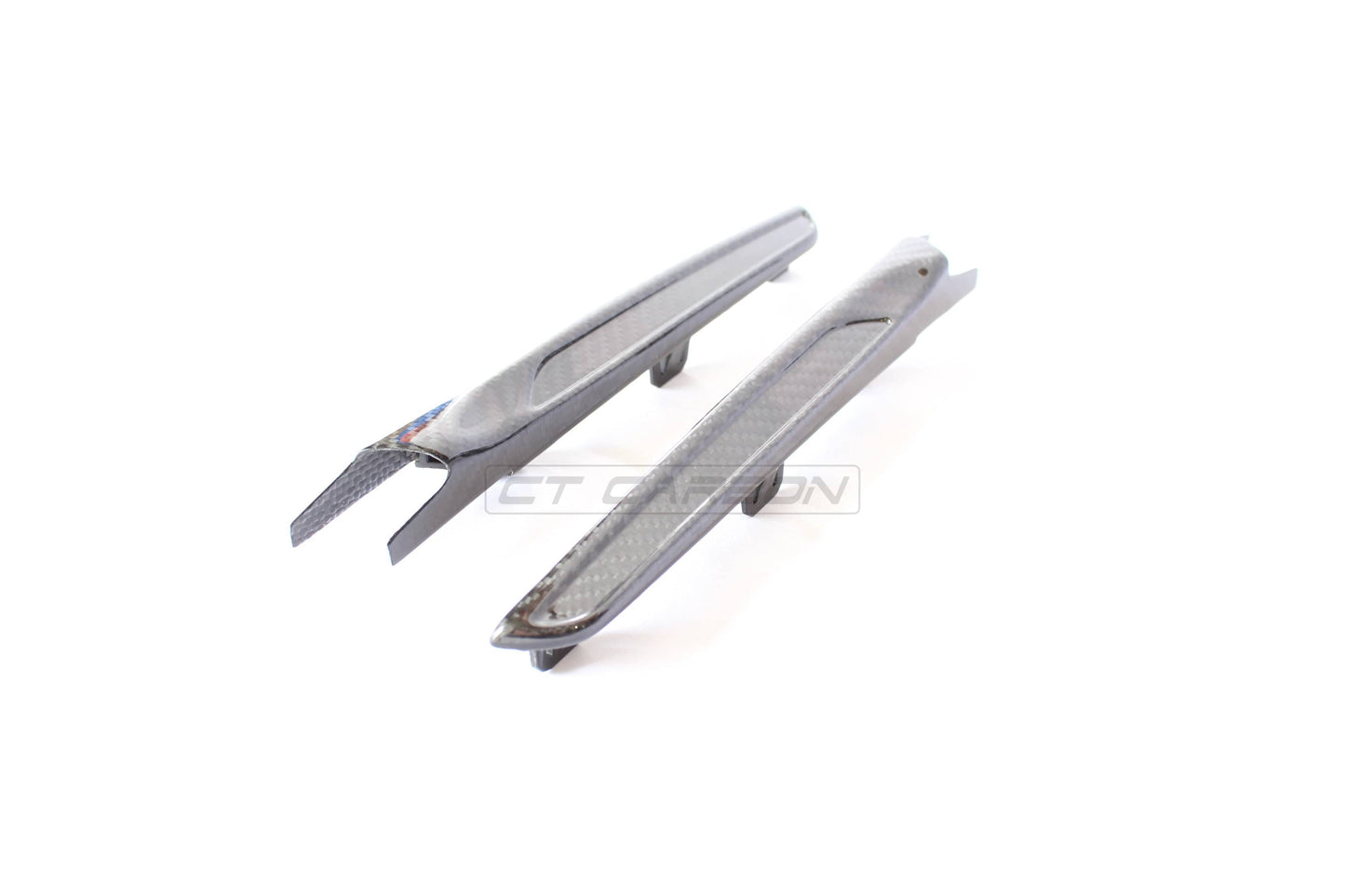 BMW M3/M4 F80 F82 F83 2014-2020 Carbon Fibre/Fiber Fender Vents Side Gills – Gloss Pre-Preg Air Breather/Wing Outlet Grille Inserts, OEM-Style by CT Carbon