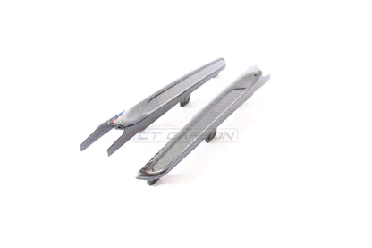 BMW M3/M4 F80 F82 F83 2014-2020 Carbon Fibre/Fiber Fender Vents Side Gills – Gloss Pre-Preg Air Breather/Wing Outlet Grille Inserts, OEM-Style by CT Carbon