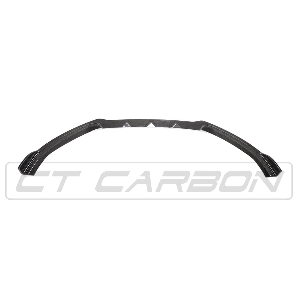 Audi A3 8V Facelift Saloon/Sedan S-Line & S3 Carbon Fibre/Carbon Fiber Front Lip Splitter Spoiler – CT Carbon Front Bumper Lip/Aero Lower Valance Extension (2017-2020 OEM+ Fit)