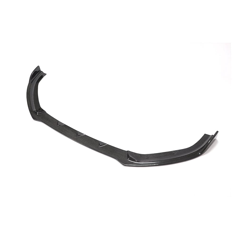 Audi A3 8V Facelift Saloon/Sedan S-Line & S3 Carbon Fibre/Carbon Fiber Front Lip Splitter Spoiler – CT Carbon Front Bumper Lip/Aero Lower Valance Extension (2017-2020 OEM+ Fit)