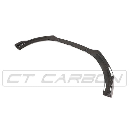 Audi A3 8V S Line & S3 2013-2016 Pre-Facelift Saloon/Sedan Carbon Fibre Front Lip Spoiler Splitter | CT Carbon Gloss Bumper Lip Chin Spoiler Aero Lower Valance Front Lower Spoiler Body Kit Add On