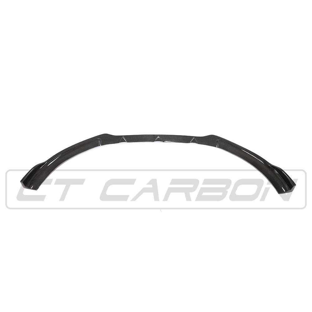 Audi A3 8V S Line & S3 2013-2016 Pre-Facelift Saloon/Sedan Carbon Fibre Front Lip Spoiler Splitter | CT Carbon Gloss Bumper Lip Chin Spoiler Aero Lower Valance Front Lower Spoiler Body Kit Add On