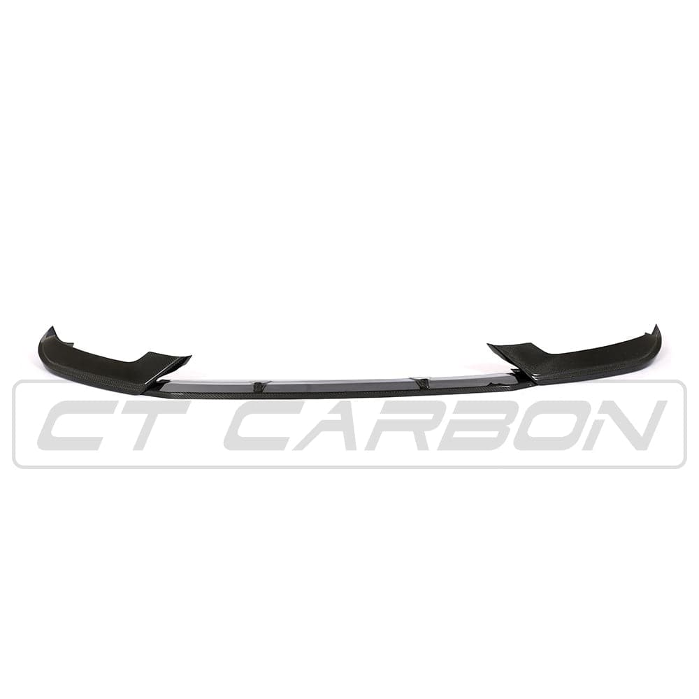 Audi A5 S-Line & S5 B9 8W 2017-2021 Carbon Fibre Front Lip Spoiler / Splitter by CT Carbon – Front Bumper Lip, Chin Spoiler, Aero Skirt Valance Extension – Genuine Carbon Fiber OEM+ | Front Lip Kit