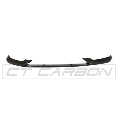 Audi A5 S-Line & S5 B9 8W 2017-2021 Carbon Fibre Front Lip Spoiler / Splitter by CT Carbon – Front Bumper Lip, Chin Spoiler, Aero Skirt Valance Extension – Genuine Carbon Fiber OEM+ | Front Lip Kit