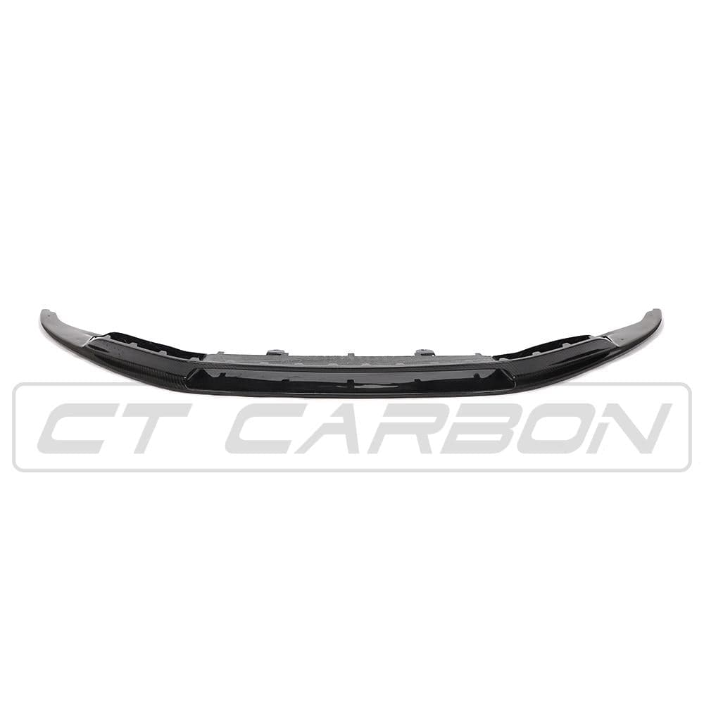 Audi R8 V10 / V10 Plus (2015-2019) Gen 2 Type 4S Pre-Preg Carbon Fibre Front Lip Splitter, V-Style Chin Spoiler / Aero Front Bumper Lip Valance - CT Carbon