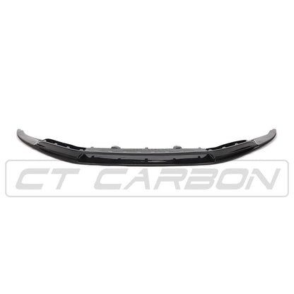 Audi R8 V10 / V10 Plus (2015-2019) Gen 2 Type 4S Pre-Preg Carbon Fibre Front Lip Splitter, V-Style Chin Spoiler / Aero Front Bumper Lip Valance - CT Carbon