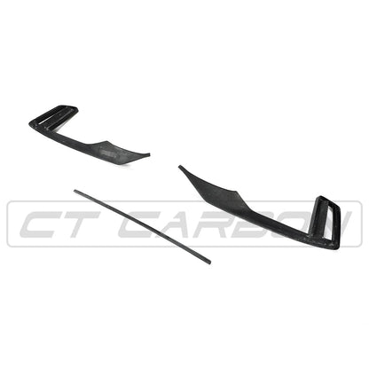 Audi RS3 8V Facelift 2018-2021 Front Bumper Trim Insert | CT Carbon Pre-Preg Carbon Fibre/Fiber Front Apron Garnish Lower Grille Valance | OEM+ Exterior Styling for RS3 8V.5 Sportback & Saloon