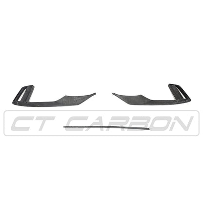 Audi RS3 8V Facelift 2018-2021 Front Bumper Trim Insert | CT Carbon Pre-Preg Carbon Fibre/Fiber Front Apron Garnish Lower Grille Valance | OEM+ Exterior Styling for RS3 8V.5 Sportback & Saloon