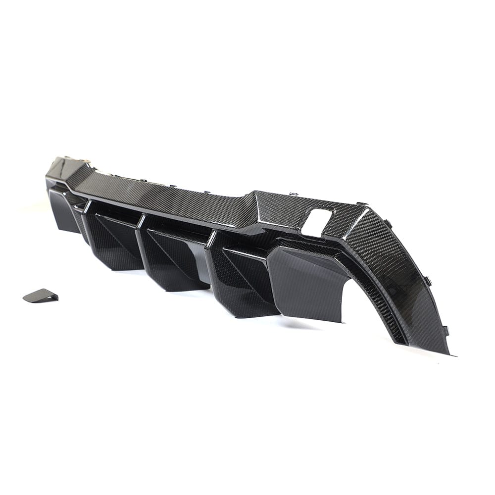 BMW 1 Series F40 Rear Diffuser / Valance (2019+) - CT Design Pre-Preg Carbon Fibre (Carbon Fiber) Rear Bumper Insert, Splitter, Undertray - Fits 118i 120i 128ti M135i