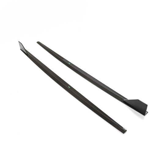 BMW 1 Series F40 Carbon Fibre Side Skirts / Side Skirt Extensions – CT Design Side Blades, Sill & Rocker Panel Extensions, Aero Body Kit for 2019+ 1er Hatchback incl 128ti & M135i
