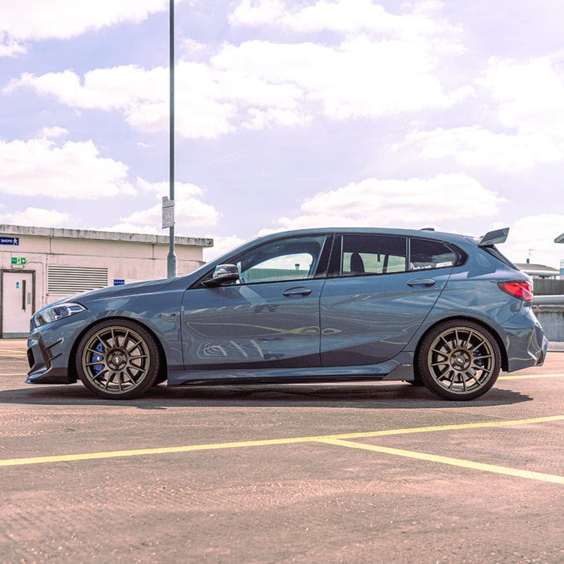 BMW 1 Series F40 Carbon Fibre Side Skirts / Side Skirt Extensions – CT Design Side Blades, Sill & Rocker Panel Extensions, Aero Body Kit for 2019+ 1er Hatchback incl 128ti & M135i