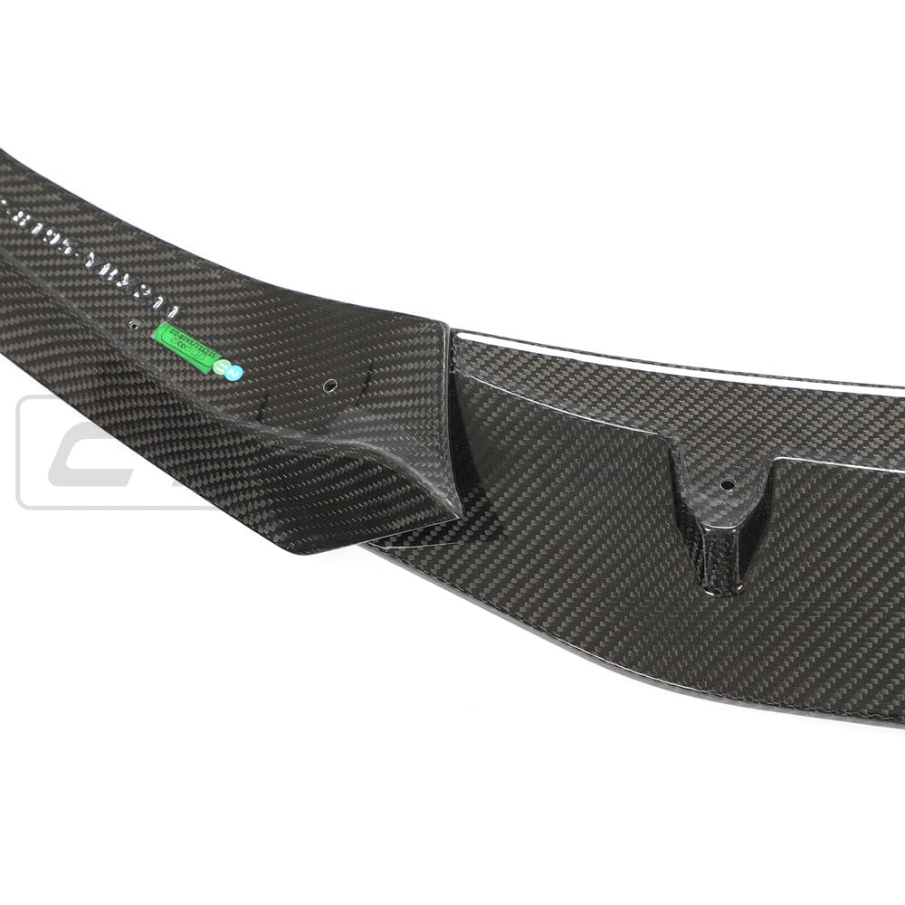 BMW 1 Series F40 2019+ Carbon Fibre/Carbon Fiber Front Lip Splitter by CT Design - Bumper Lip Spoiler/Lower Valance/Chin Spoiler/Bumper Extension - Pre-Preg Carbon