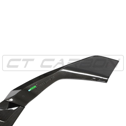 BMW 1 Series F40 2019+ Carbon Fibre/Carbon Fiber Front Lip Splitter by CT Design - Bumper Lip Spoiler/Lower Valance/Chin Spoiler/Bumper Extension - Pre-Preg Carbon