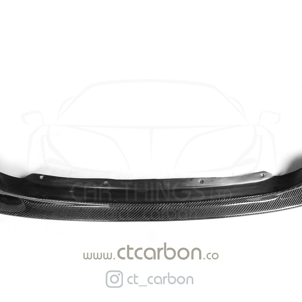BMW 2 Series F22 F23 M Sport Carbon Fibre Front Lip Splitter / Spoiler - CT Design OEM+ | Fits 2014-2020 Coupe & Convertible, M235i M240i | Gloss Carbon, M Performance Style Chin/Bumper Lip | Aero Splitter/Valance, Front Bumper Extension | Carbon Fiber UK