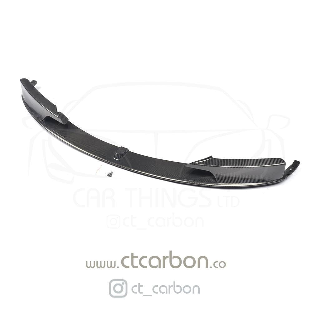 BMW 3 Series F30/F31 M Sport Carbon Fibre/Carbon Fiber Front Lip Splitter Spoiler – M Performance Style Bumper Lip, Chin Spoiler, Aero Lip, Front Valance Extension – 2011-2019 Saloon/Touring
