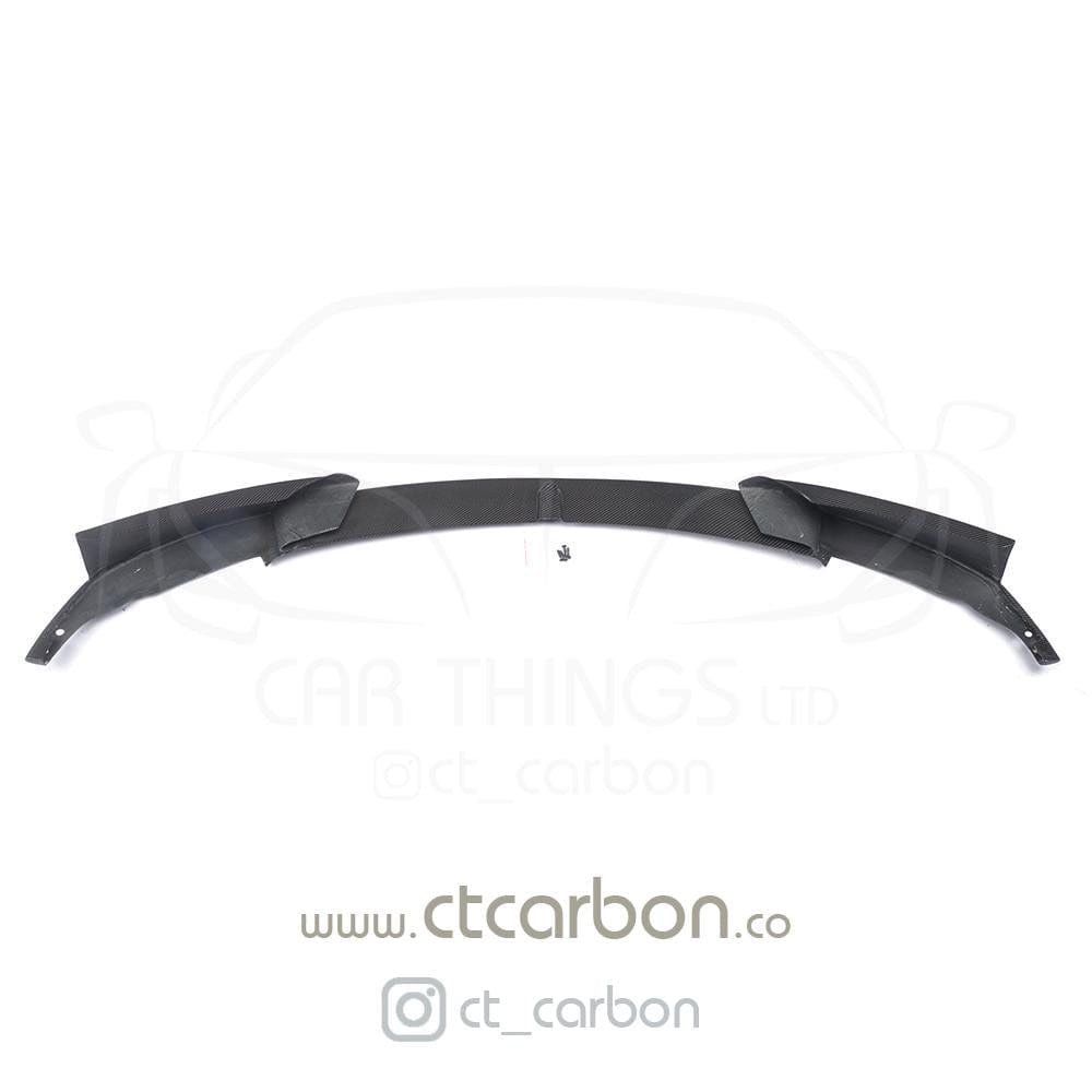 BMW 3 Series F30/F31 M Sport Carbon Fibre/Carbon Fiber Front Lip Splitter Spoiler – M Performance Style Bumper Lip, Chin Spoiler, Aero Lip, Front Valance Extension – 2011-2019 Saloon/Touring