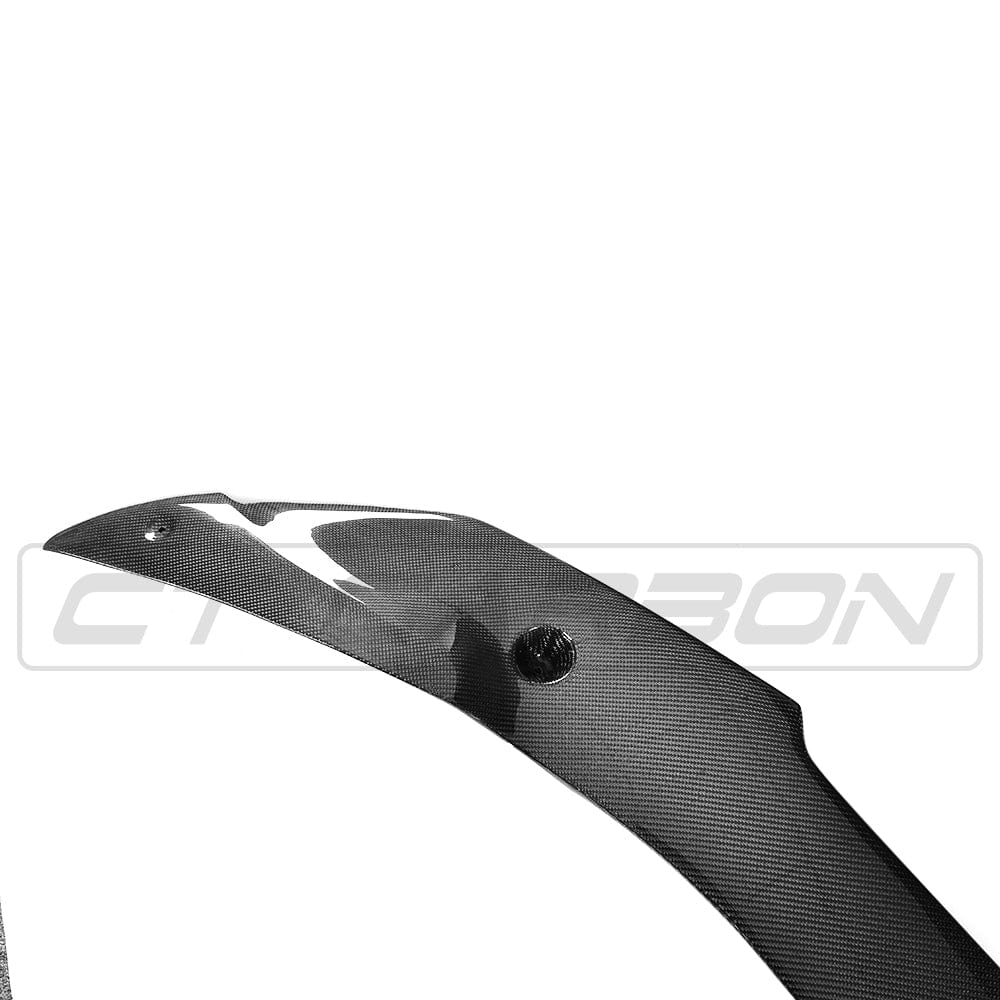 BMW X6 F16 M Sport 2013-2018 Carbon Fibre (Fiber) Front Lip Splitter – M Performance/MP Style Front Spoiler, Bumper Lip, Chin Spoiler Aero Valance Extension Upgrade