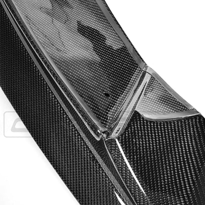 BMW X6 F16 M Sport 2013-2018 Carbon Fibre (Fiber) Front Lip Splitter – M Performance/MP Style Front Spoiler, Bumper Lip, Chin Spoiler Aero Valance Extension Upgrade